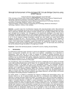 Cover of Strength Enhancement of Fire-damaged RC Circular Bridge Columns using CFRP Fabrics