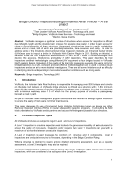 Cover of Bridge Condition Inspections Using Unmanned Aerial Vehicles: A Trial Project