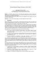 Cover of Revised Seismic Design Provisions in AS 5100.2