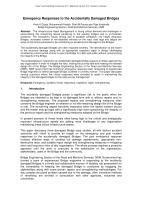 Cover of Emergency Responses to the Accidentally Damaged Bridges