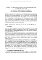 Cover of Analytical and Experimental Studies on New Composite Bridge Using Concrete Filled Steel I-girder