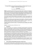 A Simple Method of Launch Geometry Design of Prestressed Concrete Bridge in Three Dimensional Space