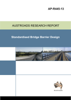 Cover of Standardised Bridge Barrier Designs