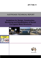 Cover of Guidelines for Design, Construction, Monitoring and Rehabilitation of Buried Corrugated Metal Structures