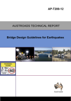 Cover of Bridge Design Guidelines for Earthquakes