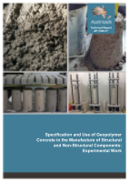 Cover of Specification and Use of Geopolymer Concrete in the Manufacture of Structural and Non-Structural Components: Experimental Work