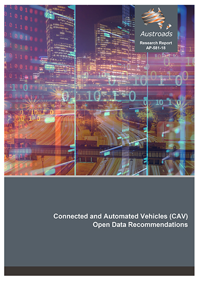 Cover of Connected and Automated Vehicles (CAV) Open Data Recommendations