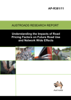Cover of Understanding the Impacts of Road Pricing Factors on Future Road Use and Network Wide Effects