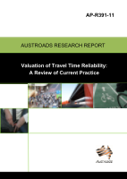 Cover of Valuation of Travel Time Reliability: A Review of Current Practice