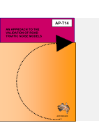 Cover of An Approach to the Validation of Road Traffic Noise Models