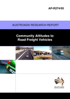 Cover of Community Attitudes to Road Freight Vehicles