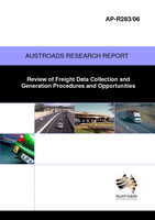 Cover of Review of Freight Data Collection and Generation Procedures and Opportunities