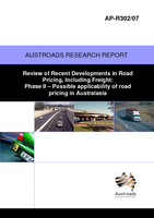 Cover of Review of Recent Developments in Road Pricing, Including Freight Phase 2: Possible applicability of road pricing in Australasia