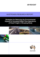 Cover of Strategies for Reducing the Environmental Impacts of Increased Night-Time Operations of Road Freight: A Scoping Study