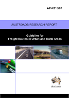 Cover of Guideline for Freight Routes in Urban and Rural Areas