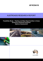 Cover of Feasibility Study: Parking and Rest Opportunities in Areas Zoned for Industrial Purposes. Options Assessment