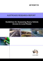 Cover of Guidelines for Assessing Heavy Vehicle Access to Local Roads