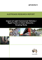 Cover of Impact of Light Commercial Vehicles / Rigid Trucks in Urban Networks: Scoping Study