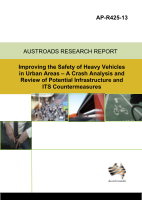Cover of Improving the Safety of Heavy Vehicles in Urban Areas: A Crash Analysis and Review of Potential Infrastructure and ITS Countermeasures