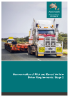 Cover of Harmonisation of Pilot and Escort Vehicle Driver Requirements: Stage 2