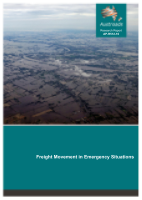 Cover of Freight Movement in Emergency Situations