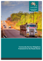 Community Service Obligations Framework for the Roads Sector