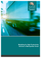 Cover of Modelling for High Productivity Vehicles in Metropolitan Areas