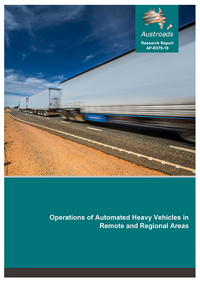 Cover of Operations of Automated Heavy Vehicles in Remote and Regional Areas