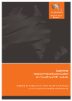 Cover of Guidelines: National Prequalification System for Precast Concrete Products