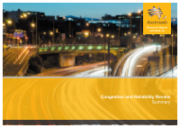 Cover of Congestion and Reliability Review: Summary