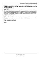 Cover of Particle Size and Properties of Crumb Rubber