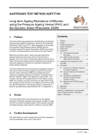 Cover of Long-term Ageing Resistance of Bitumen using the Pressure Ageing Vessel (PAV) and the Dynamic Shear Rheometer (DSR)