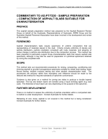 Cover of Sample Preparation - Compaction of Asphalt Slabs