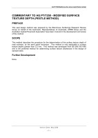 Cover of Modified Surface Texture Depth (Pestle Method)