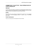 Cover of Field Calibration of Aggregate Spreaders