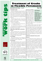 Cover of Treatment of Cracks in Flexible Pavements