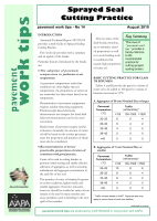 Cover of Sprayed Seal Cutting Practice