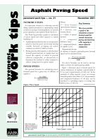Cover of Asphalt Paving Speed