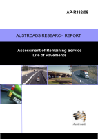 Cover of Assessment of Remaining Service Life of Pavements