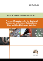 Cover of Proposed Procedures for the Design of Pavements on Selected Subgrade and Lime Stabilised Subgrade Materials