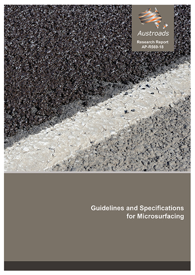 Cover of Guidelines and Specifications for Microsurfacing