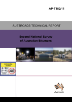 Cover of Second National Survey of Australian Bitumens