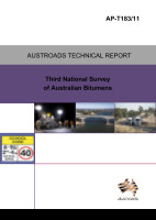 Cover of Third National Survey of Australian Bitumens