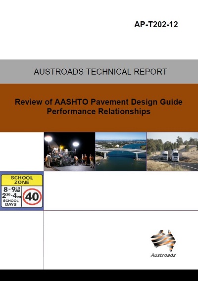 Cover of Review of AASHTO Pavement Design Guide Performance Relationships