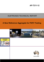 Cover of A New Reference Aggregate for PAFV Testing