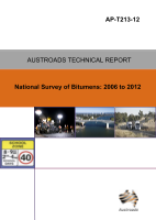 Cover of National Survey of Bitumens: 2006 to 2012