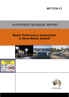 Cover of Mastic Performance Assessment in Stone Mastic Asphalt