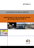 Cover of Implementation of the Austroads Asphalt Mix Design Method: 2010-11