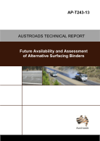 Cover of Future Availability and Assessment of Alternative Surfacing Binders