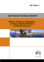 Cover of Effects of Polymer Segregation in Polymer Modified Binders on Field Performance